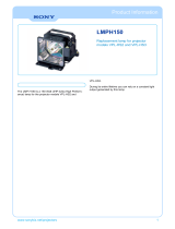 Sony LMPH150 Datasheet