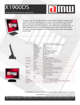 AMW X1700DS - 17” TFT LCD Monitor Datasheet