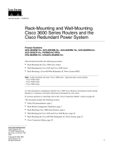 Cisco 19 inch Rack-Mount Kit User manual
