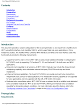 Cisco 2-port RJ-48 multiflex trunk (E1 G.703) User manual