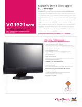 ViewSonic VG1921WM-2 Datasheet