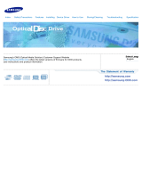 Samsung SE-T084M - DVD±RW / DVD-RAM Drive User manual