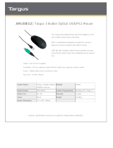 Targus AMU30EUZ Datasheet