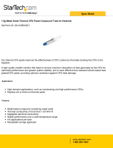 StarTech.com1.5g Metal Oxide Thermal CPU Paste Compound Tube for Heatsink