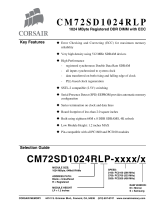 Corsair CM72SD1024RLP-3200/M Datasheet