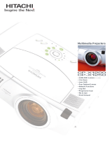 Hitachi CP-X1200 Series User manual