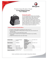 Targus Essential Notebook Backpac Datasheet