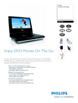 Philips Portable DVD Player PET706 Datasheet