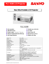 Sanyo PLC-XU84 Datasheet