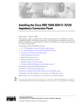 Cisco 15454E-E1-75BB= Datasheet