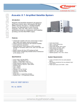 Typhoon Acoustic 2.1 Amplified Satellite System Datasheet