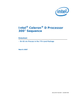 Intel Celeron D 345 User manual