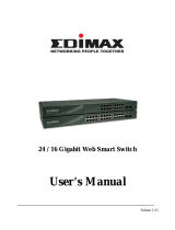 Edimax ES-524G+ 24 + 2 SFP Smart Switch User manual