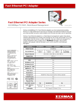 Edimax EN-9130TXA Fast Ethernet PCI Adapter Datasheet