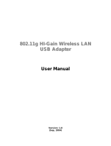 Edimax WU240G User manual