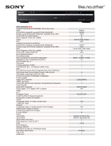 Sony RDR-HXD1070B Datasheet