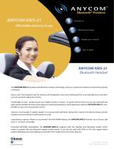 Anycom ARIS-21 Bluetooth (EU) Datasheet