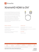 XtremeMac HDMI / DVI Cable, 2m Datasheet