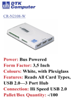 DTK Computer CR-N2108-W Datasheet