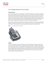 Cisco CP-7921G-W-K9= Datasheet