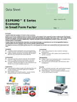Fujitsu ESPRIMO E5925 User manual