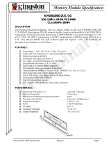 Kingston Technology KHX6400D2UL/1G Datasheet