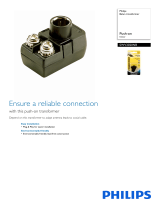 Philips SWV2020NB Push-on Indoor Balun transformer Datasheet