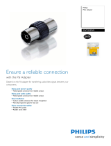 Philips PAL adapter SWV2559W User manual