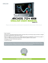 Archos 704 User manual