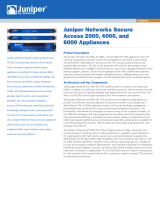 Juniper SA4000 Datasheet