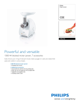 Philips HR2725/00 Datasheet