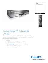 Philips DVDR3510V/58 Datasheet