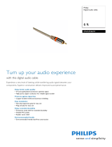 Philips SWA3566W 6 ft Digital Audio Cable Datasheet