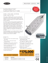 Belkin 8-Socket SurgeMaster Maximum Series w/ Telephone Protection Datasheet