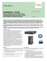 Fujitsu PRIMERGY TX120 Datasheet