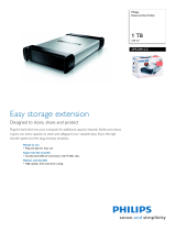 Philips 1TB External Hard Disk Datasheet