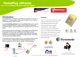 Dynamode Powerline HomePlug 85Mbps Extreme - Twin Pack Datasheet