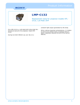 Sony LMPC132 Datasheet
