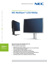 NEC LCD2190UXPBLK User manual