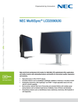 NEC MultiSync® LCD2090UXi Datasheet