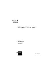 Broadcom LSISAS3442E-R 8 Port SAS Host Bus Adapter User manual