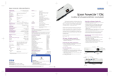 Epson PowerLite 1705c Datasheet