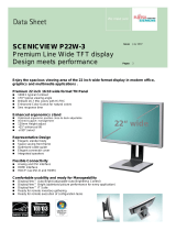 Fujitsu SCENICVIEW P22W-3 Datasheet