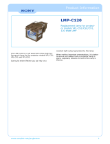 Sony LMPC120 Datasheet