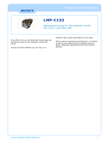 Sony LMPC133 Datasheet