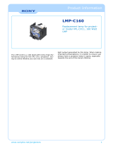 Sony LMPC160 Datasheet