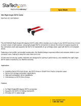 StarTech.com 24in Right Angle SATA Cable Datasheet