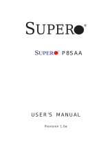 Supermicro P8SAA User manual