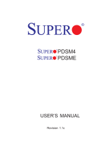 Supermicro PDSM4 User manual