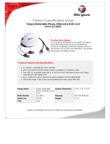 Targus 3 in 1 Retractable Cable Datasheet